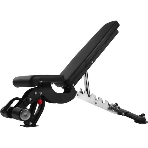 JFIT Adjustable Weight Bench, 1000 LB for Strength Training,Black