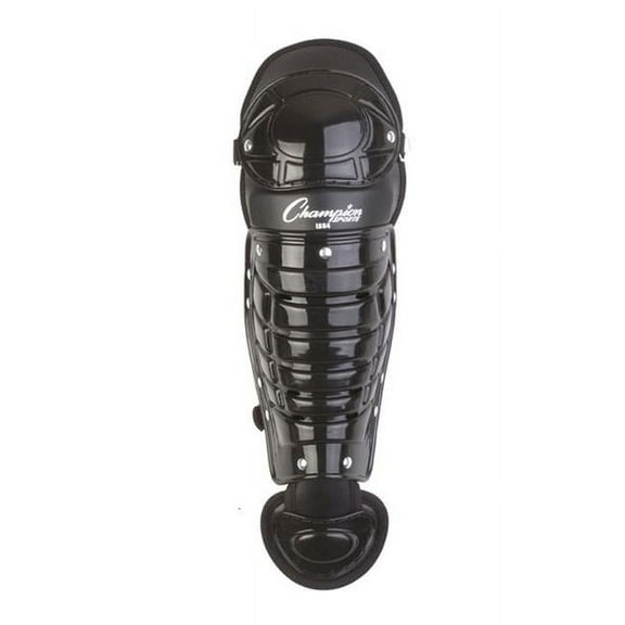 Champion Sports  11 in. Single Knee Shinguard, Black
