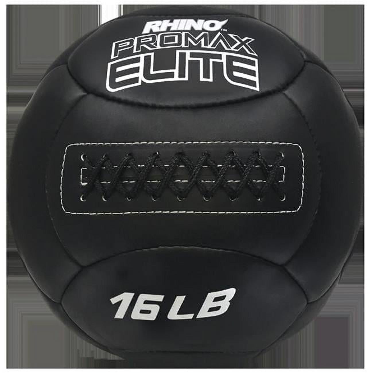 Champion Sports  16 lbs Rhino Promax Elite Medicine Ball, Black