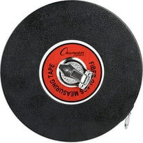 Champion Sports Closed Reel Measure Tape, 165 ft - Sturdy Measuring Tapes with Hand Crank for Track and Field, Long Jump, Landscaping - Durable, Dual-Sided Measuring Reel with Feet and Meters