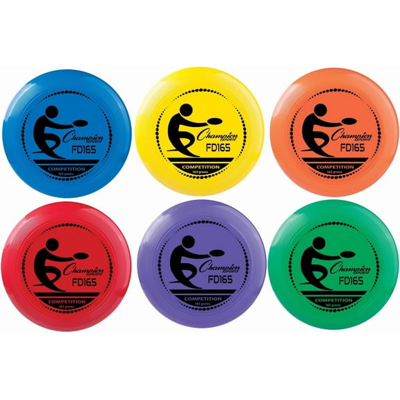 Champion Sports Competition Plastic Flying Discs, 11" D - Sold Individually