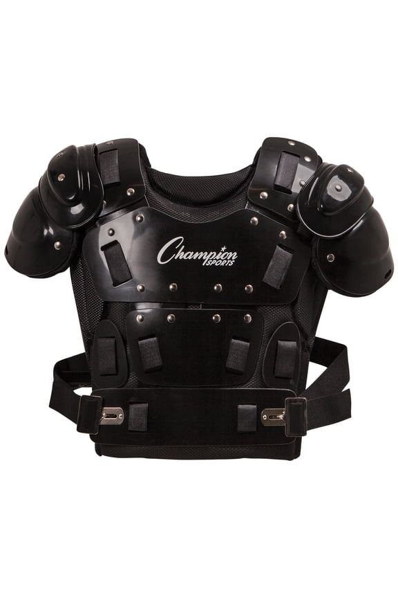 17" Outside Plastic Shield Pro Model Umpire Chest Protector - Soft Foam Padded Chest Protector - Adult