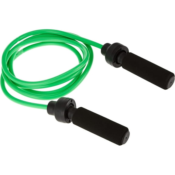 Champion Sports Weighted Jump Rope (Green, 1 Lbs)