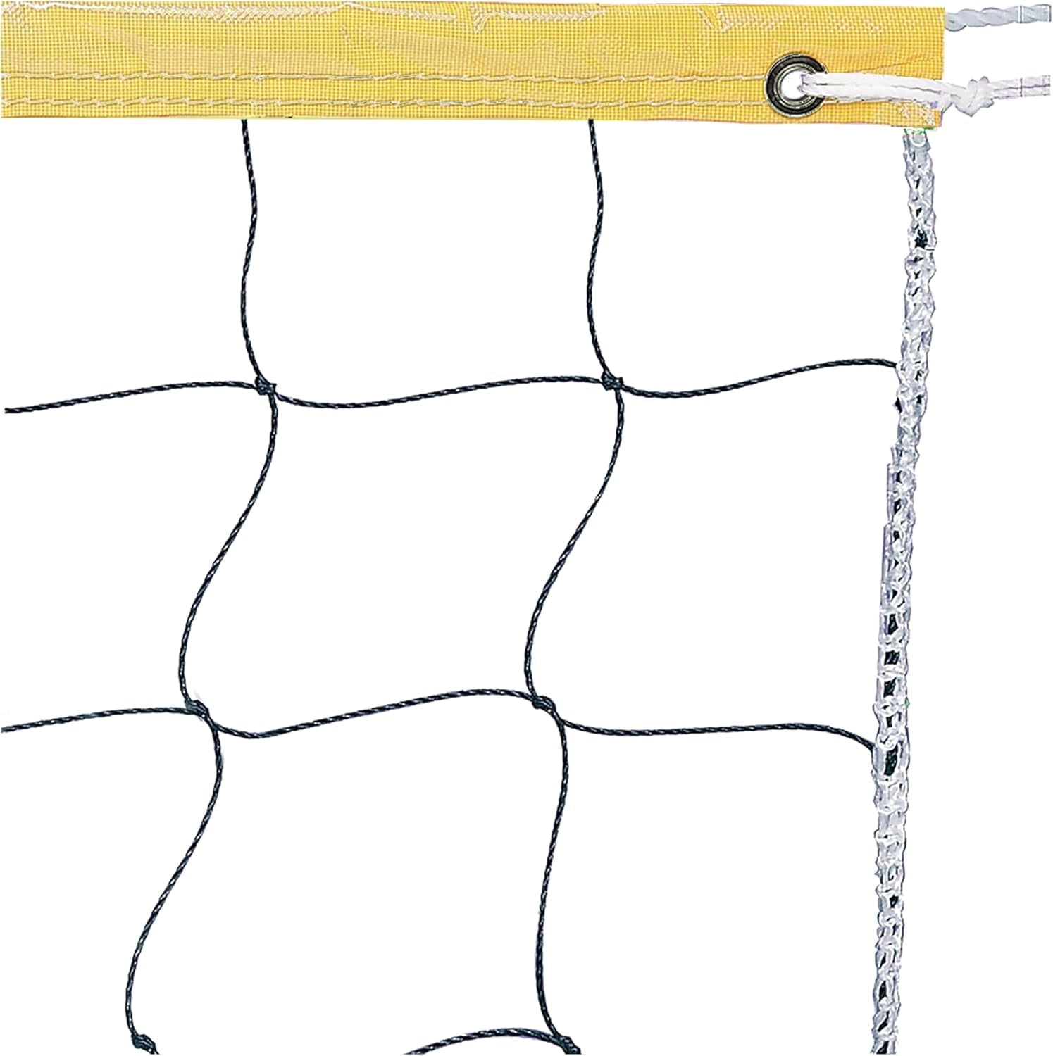 Champion Sports Vinyl Volleyball Nets, Neon Yellow, 32 x 3-Feet