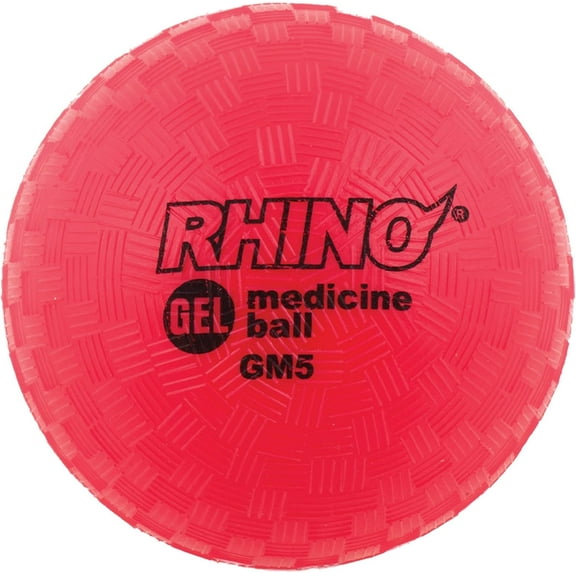 Champion Sports Gel Filled Medicine Ball (Red 2lbs)