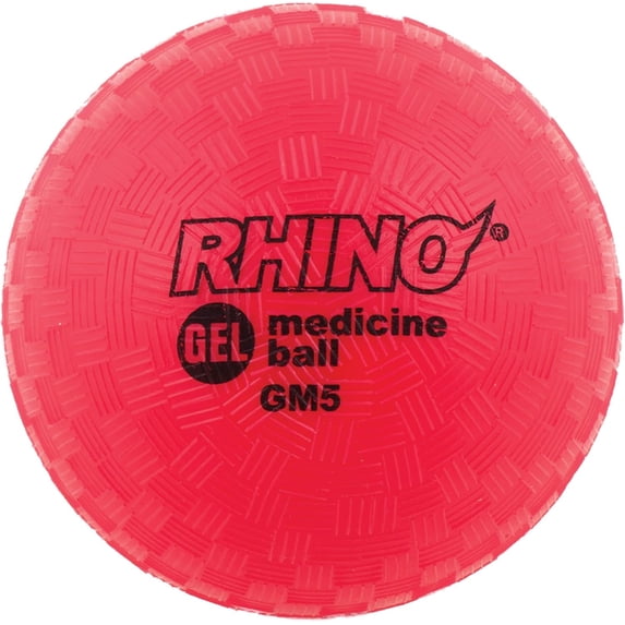 Champion Sports Gel Filled Medicine Ball (Red 2lbs)