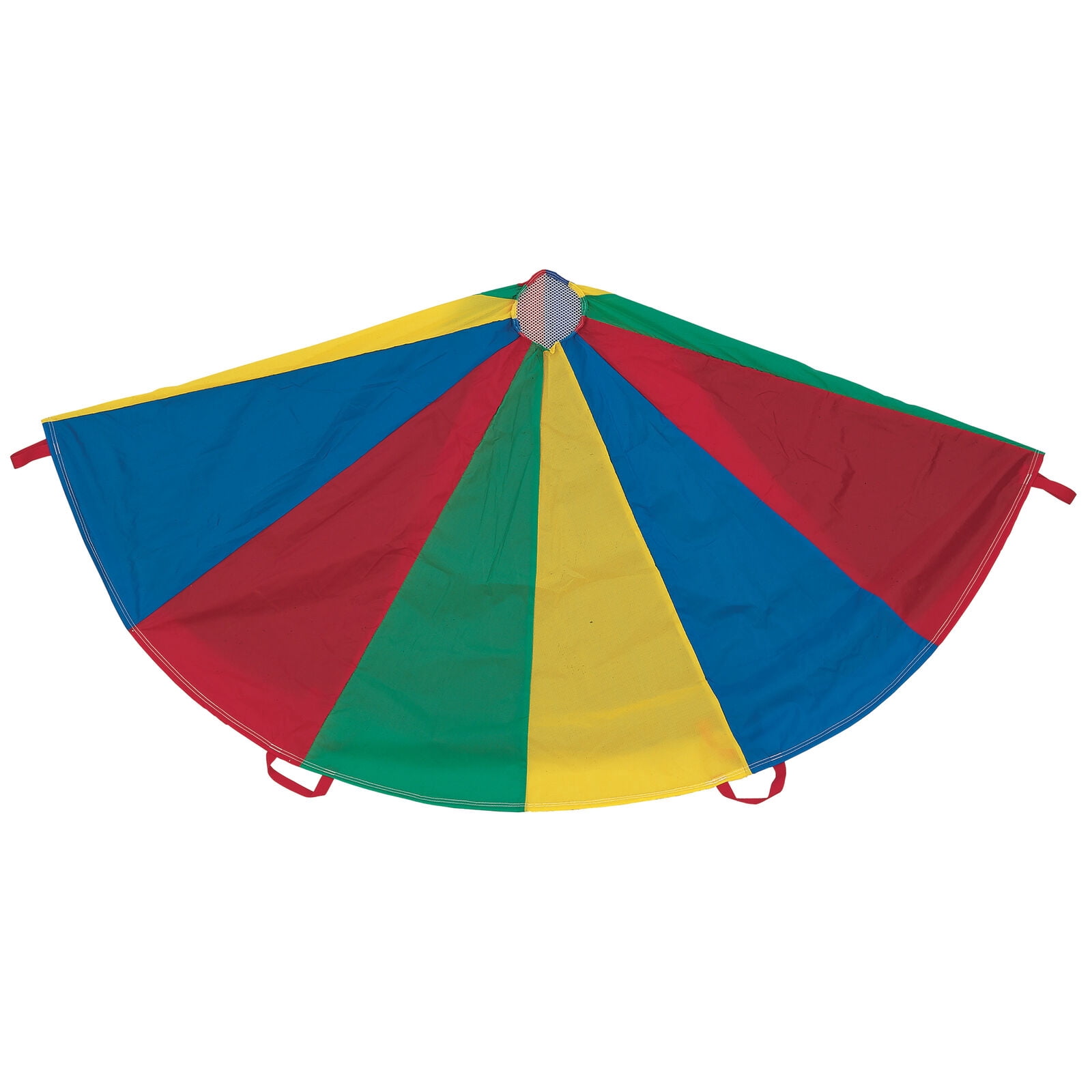 Champion Sports Multi-Colored Parachute, 20-Foot Diameter, Ripstop Nylon, Single Piece