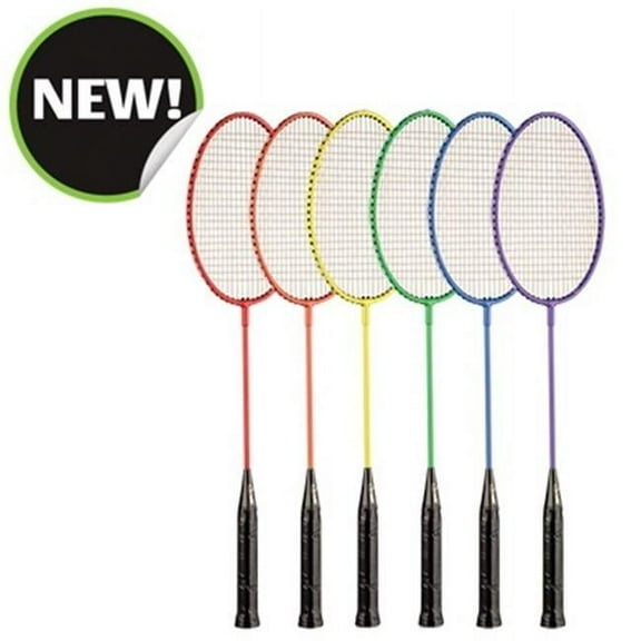 Champion Sports 26 x 8 x 1 in. All Steel Frame Badminton Racket, Assorted Colors
