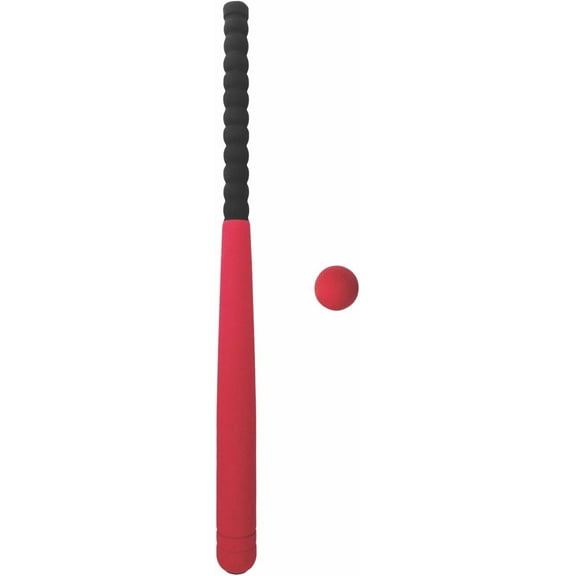 Champion Sports Foam Covered Softball Bat And Ball Combo - Safer Play - Lighter Feel - Thick Foam Barrel and Grip - For All Ages - Indoor /Outdoor - 29" Length