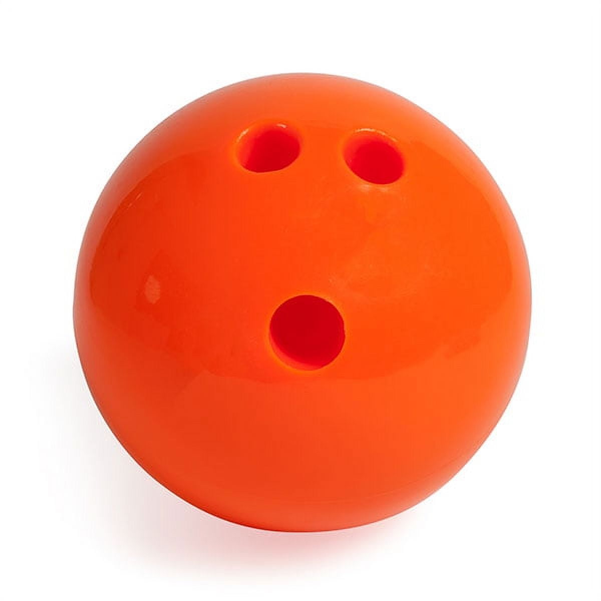 Bright Orange 3 lb Rubberized Plastic Bowling Ball