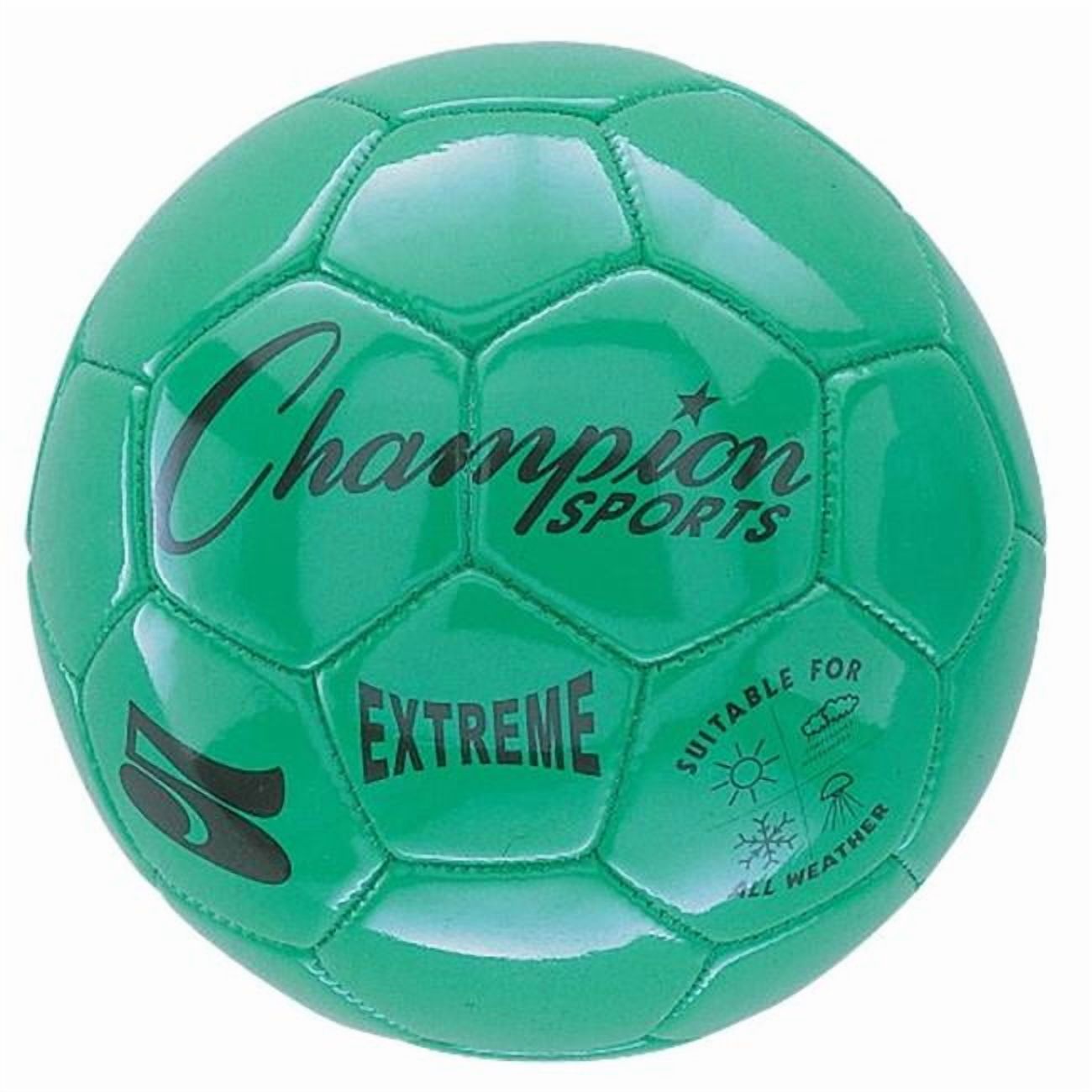 Champion Sports  3 Size Extreme Series Soccer Ball - Green