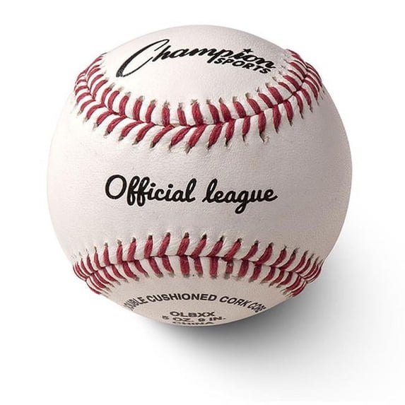 Champion Sports 3 in. Blem Leather Cover Baseball