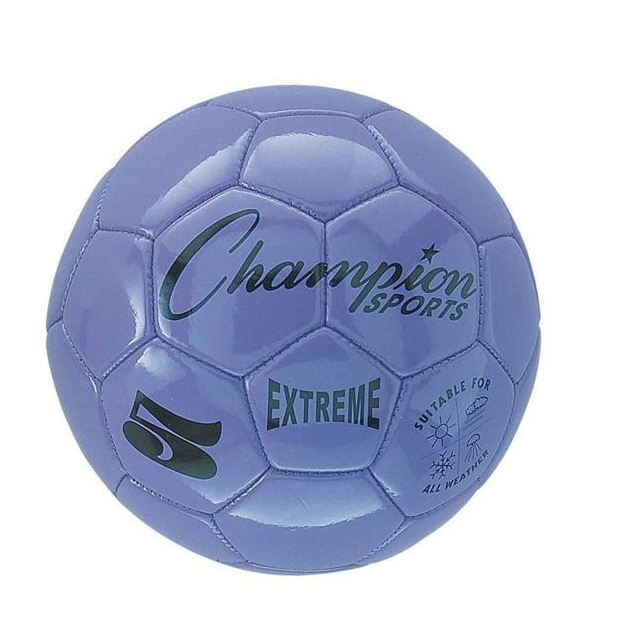 Champion Sports  4 Size Extreme Series Soccer Ball - Purple