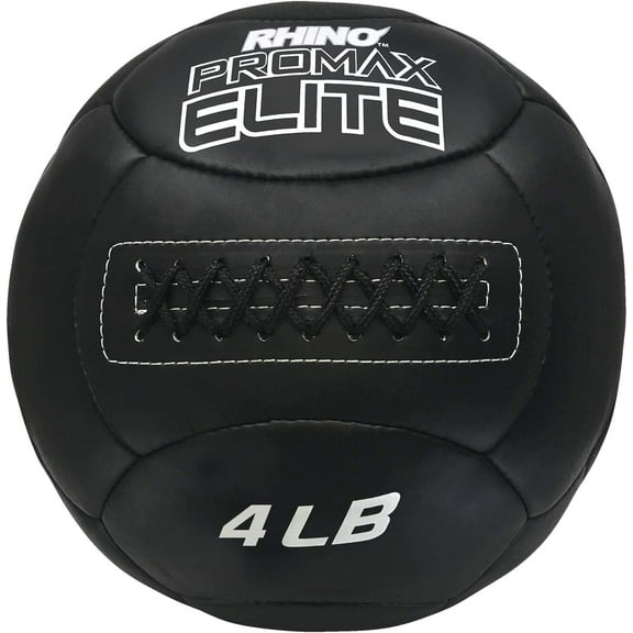 Champion Sports PRX4 Rhino Promax Elite Slam Balls, 4 lb, Soft Shell with Non-Slip Grip, Medicine Wall Exercise Ball for Weightlifting, Plyometrics, Cross Training, & Home Gym Fitness
