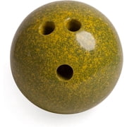 Champion Sports Rubberized Plastic Bowling Ball - 5 LB Marbled Yellow