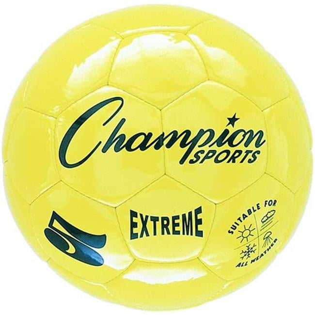 Champion Sports  5 Size Extreme Series Soccer Ball - Yellow