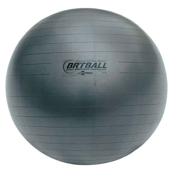Champion Sports 53CM FITPRO BRT Training & Exercise Ball, Grey