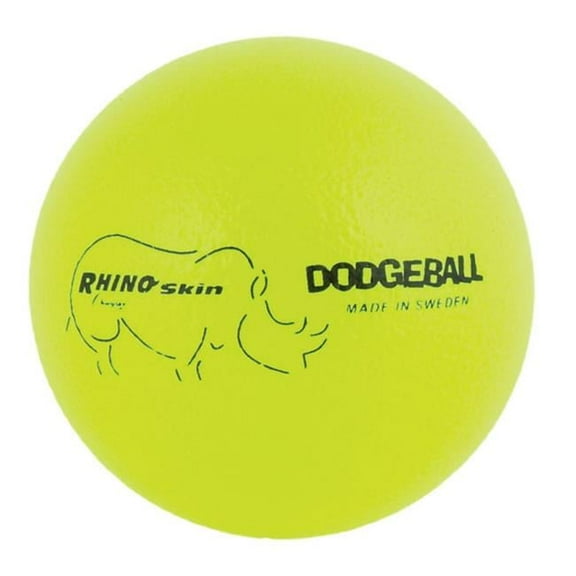 Champion Sports  6.3 in. Rhino Skin Ball, Neon Yellow