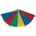 thumbnail image 1 of Champion Sports Multi-Colored Parachute, 6-Foot Diameter, Ripstop Nylon, Single Piece, 1 of 5