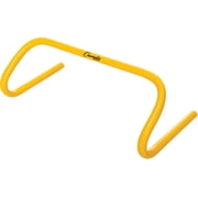 Champion Sports Speed Hurdle – 6", Yellow – Low-Profile Hurdle for Agility & Training