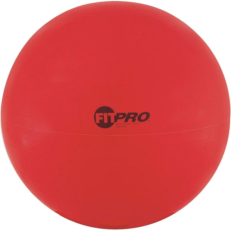 Champion Sports FitPro Training/Exercise Ball - Red - Resin Champion Sports FitPro Training/Exercise Ball - Red - Resin