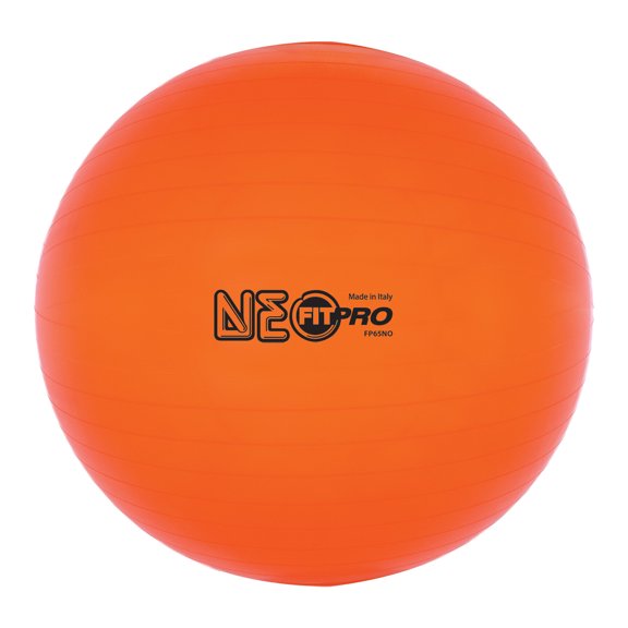Champion Sports Fitpro Training Exercise Stability Ball – 65 cm, Neon Orange