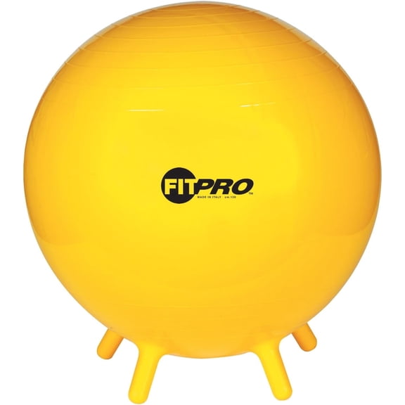 Champion Sports 65cm FitPro Ball with Stability Legs for Core Strength and Posture