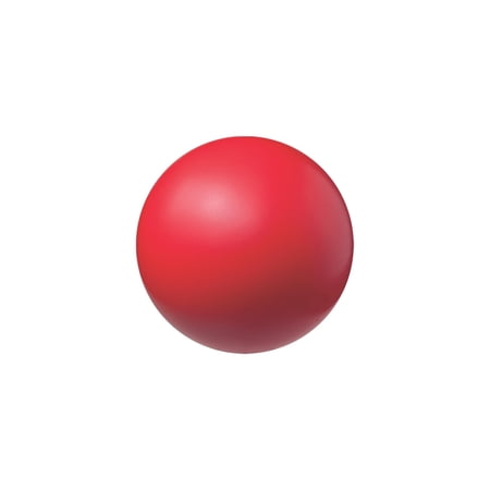 Champion Sports Coated High Density Foam Ball – 7 Inch, Red