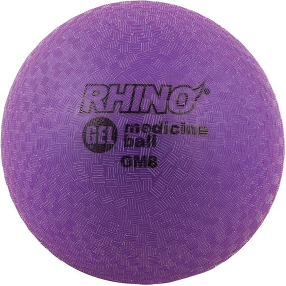 Champion Sports Gel Filled Medicine Ball (Purple 8 lbs)