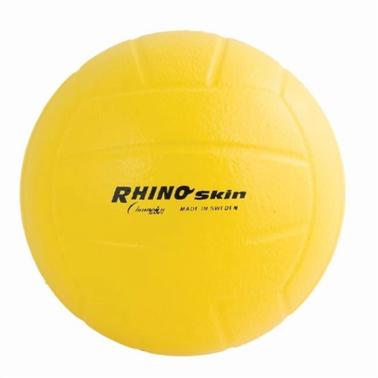 Champion Sports  8 in. Rhino Skin Molded Foam Ball, Yellow