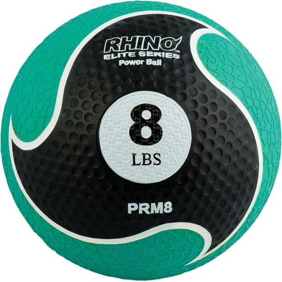 Champion Sports Rhino Elite Medicine Ball (8 pounds), Green