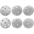 thumbnail image 1 of Champion Sports 9" Regulation Size Hollow Plastic Baseballs – Lightweight, Durable Practice Balls for All Ages – White – Pack of 6, 1 of 4