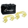 thumbnail image 1 of Champion Sports 6 Pieces Adjustable Hurdle Training Kit with Bag, Multicolor, 1 of 6