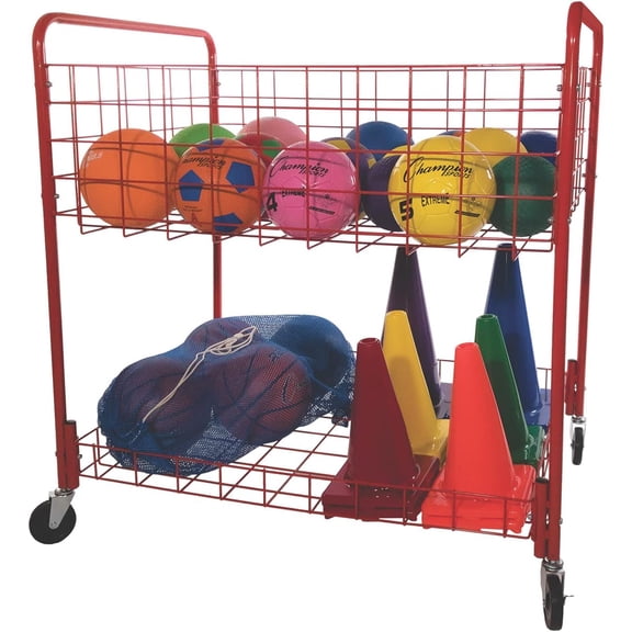 Champion Sports OCLX Back Ease Storage Sports Cart,2 Level