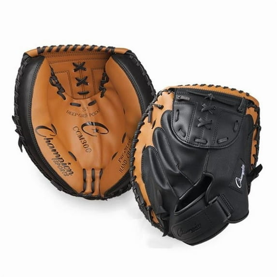 Champion Sports Baseball Catchers Mitt, Right Hand Throw