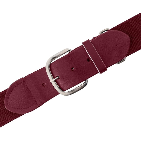 Champion Sports Baseball/Softball Uniform Belt - Comfort Stretch Fit Uniform Belt - Durable Syntex Tab - Adult: 22"-46" - Cardinal