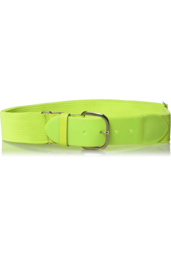 Baseball/Softball Uniform Belt - Comfort Stretch Fit Uniform Belt - Durable Syntex Tab - Adult: 22"-46" - Neon Yellow