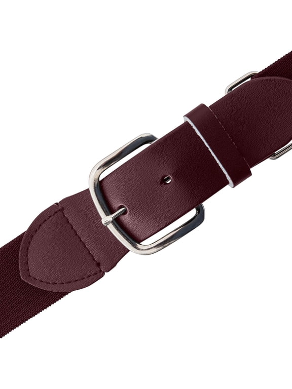 Boys Youth Uniform Belt, Maroon, Youth US