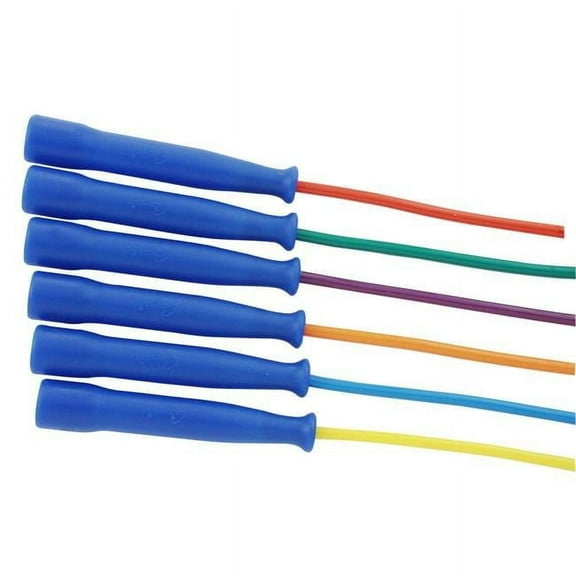Champion Sports CHSSPR9-6 9 ft. Licorice Speed Rope with Handle, Blue - Case of 6