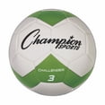 thumbnail image 1 of Champion Sports Challenger Soccer Ball, Size 3, Green/White, 1 of 5