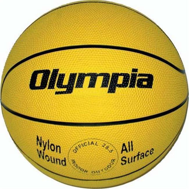 Champion Sports  Champion Sports Rubber Basketball - Official (Yellow)
