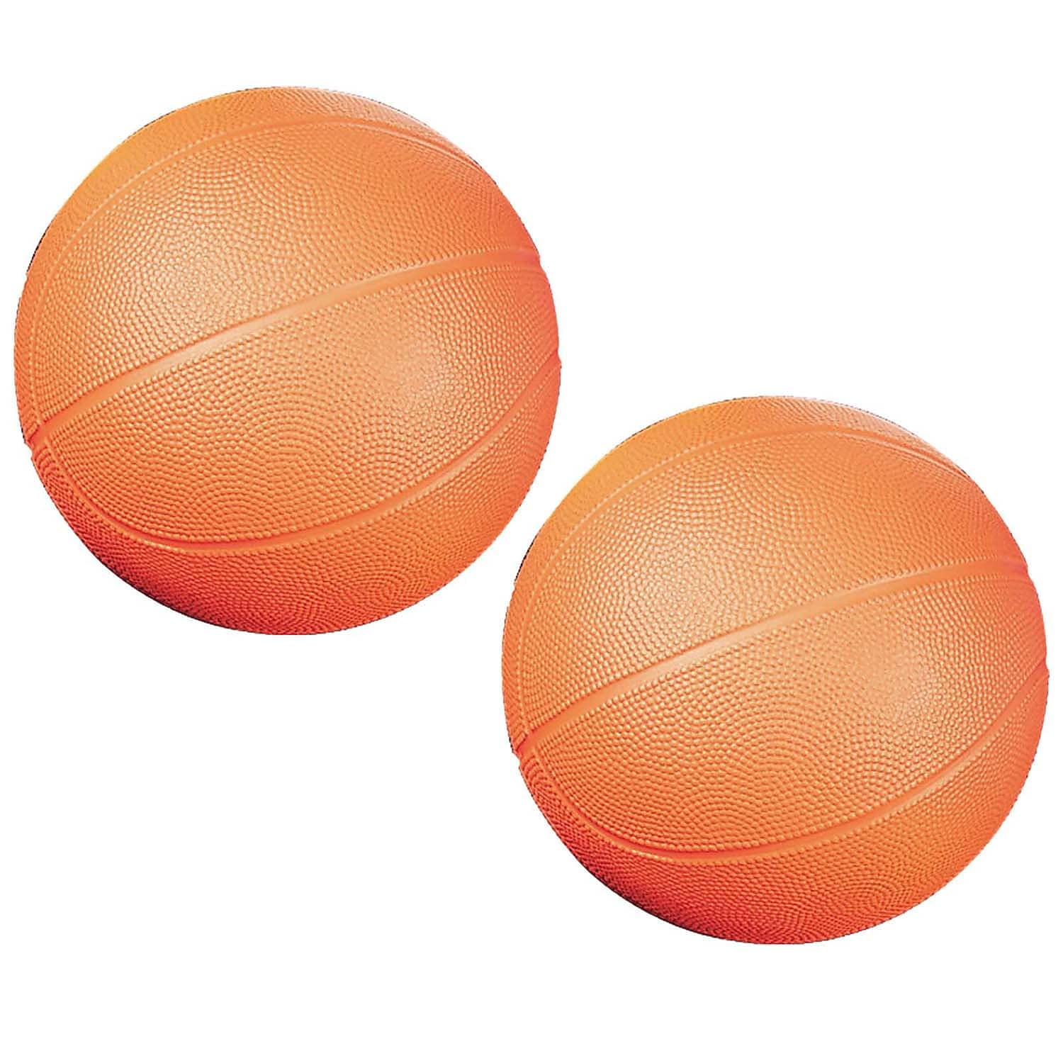 Champion Sports Coated High-Density Foam Basketball Size 3 Orange Pack of 2 (CHSBFC-2)