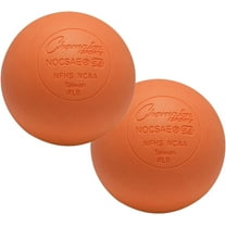 Champion Sports Orange Lacrosse Balls, Official Size - NCAA, NFHS & SEI Certified, 2 count (Pack of 1)
