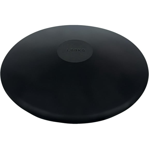 Champion Sports Competition Practice Discus, Rubber, Black, 1.6 Kg