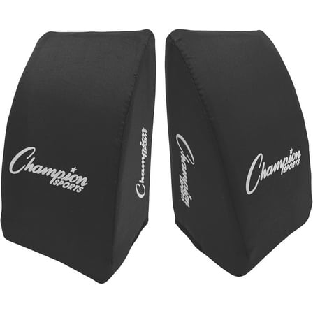 Champion Sports Cushioned Catcher's Knee Support - Durable Ergonomic Design Knee Support - Youth 5'7" and Under, Black