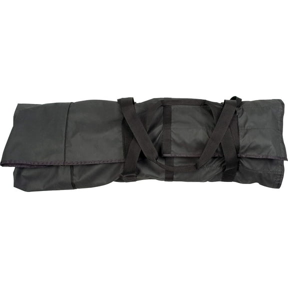 Champion Sports Reinforced Polyester Deluxe Team Bat Bag with Hanging Hooks and Carry Handle - Holds 10 bats