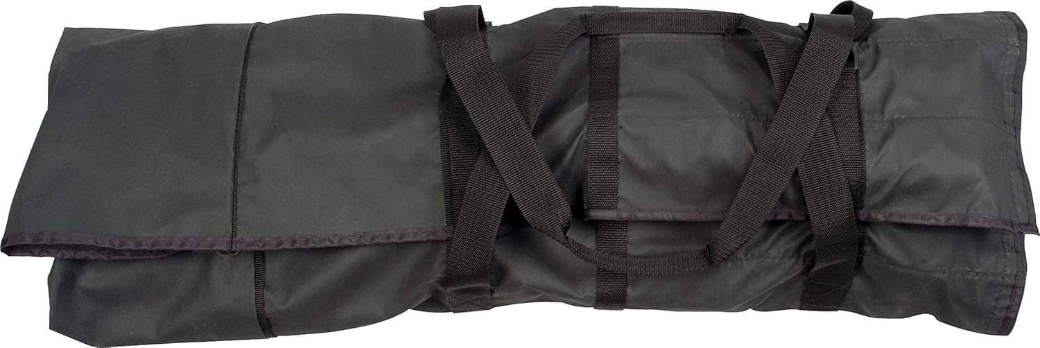 Champion Sports Reinforced Polyester Deluxe Team Bat Bag with Hanging Hooks and Carry Handle - Holds 10 bats