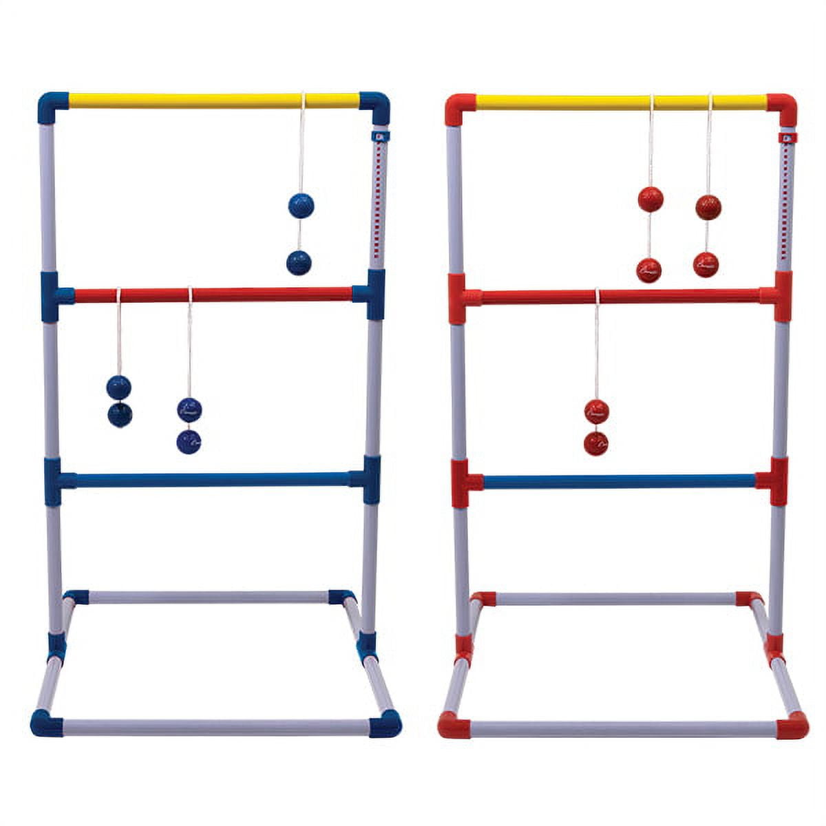 Champion Sports Deluxe Outdoor Ladder Golf Ball Toss Game with Carrying