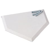 Champion Sports E-Z Slide Homeplate with Spikes - Official Softball Home Plate