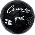 thumbnail image 1 of Champion Sports Extreme Series Soccer Ball, Size 3 - Youth League, All Weather, Soft Touch, Maximum Air Retention - Kick Balls for Kids Under 8 - Competitive and Recreational Futbol Games, Black, 1 of 5